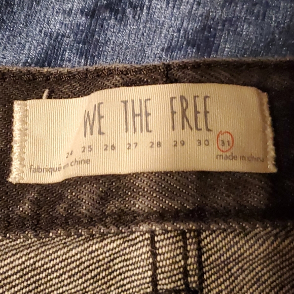 We The Free by Free People Distressed Denim Skirt - Picture 7 of 7